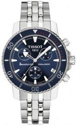 Tissot Seastar Chrono Men's Swiss Watch, Blue T19148541