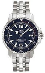 Tissot Seastar Men's Swiss Watch, Blue T19148142