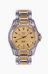 Tissot Men's Gold Dial 3-Hand Date Two tone Watch T14248121
