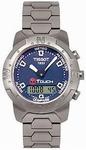 Tissot T-Touch Men's Blue Dial 3-Hand Titanium Watch T33758841